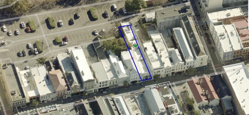 304 King St. aerial view